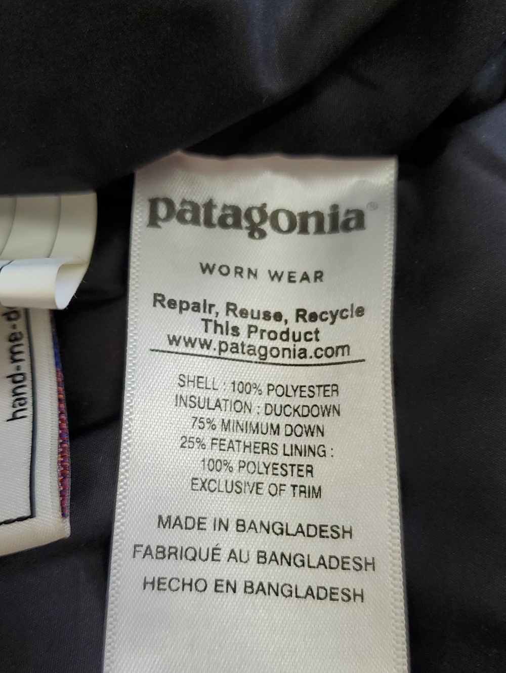 PATAGONIA Black Quilted Down Vest - KIDS - Picture 5 of 5